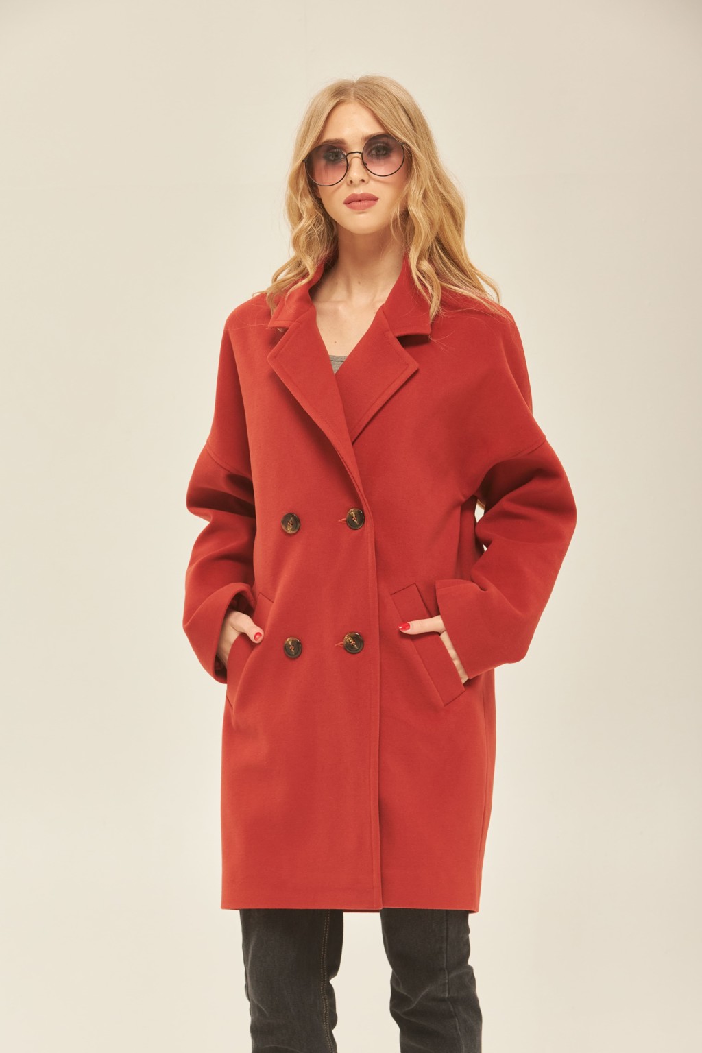 Демісезонне пальто Mila Nova ПВ-164 теракот - Зображення 1