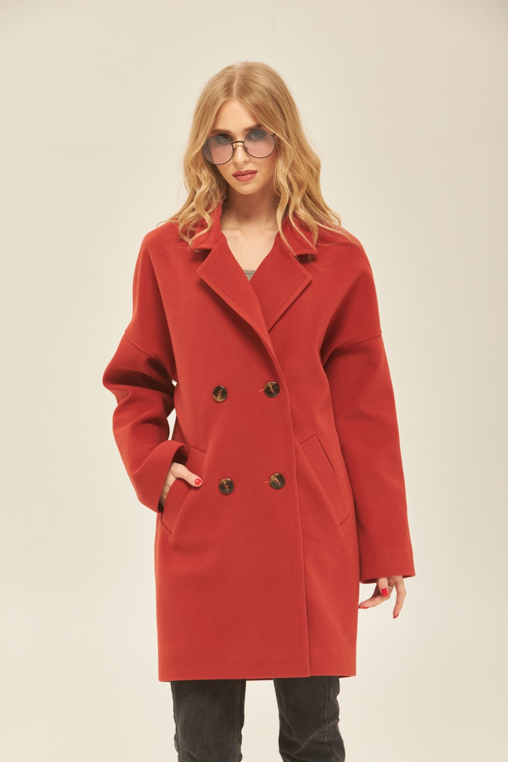 Демісезонне пальто Mila Nova ПВ-164 теракот - Зображення 2