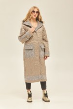 Демісезонне Пальто Mila Nova ПВ-176 сіре - Зображення 3