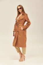 Демисезонный тренч Mila Nova Q-44 терракот — изображение 2