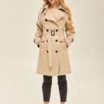 Демисезонный тренч Mila Nova ПВ-162 бежевый