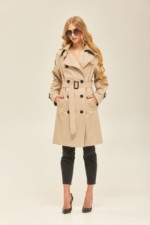 Демисезонный тренч Mila Nova ПВ-162 бежевый