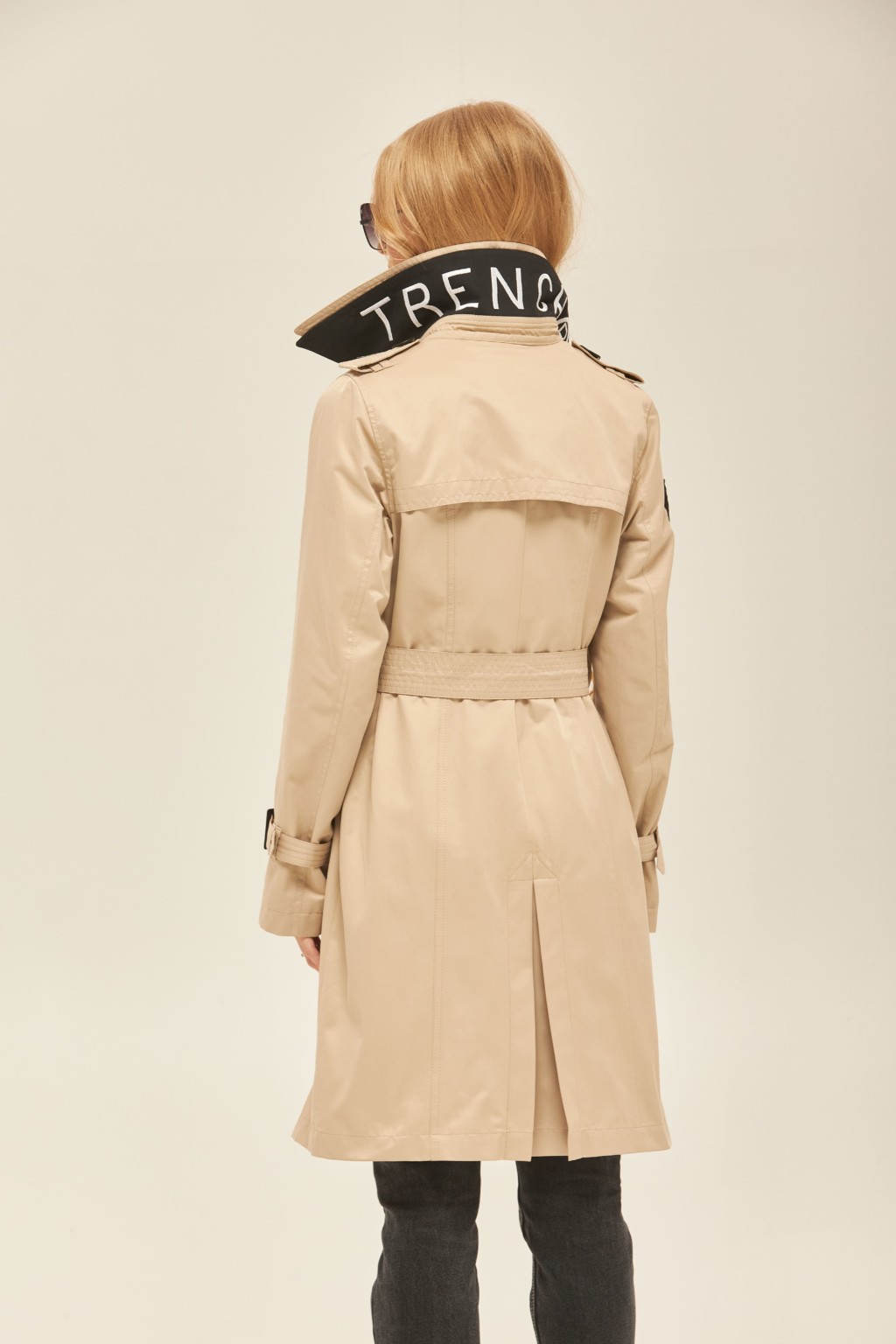 Демисезонный тренч Mila Nova ПВ-162 бежевый — изображение 4