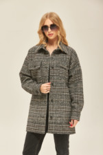 Демисезонное пальто Mila Nova ПВ-177 черное — изображение 3