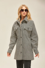 Демисезонное пальто Mila Nova ПВ-177 черное — изображение 5