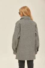 Демисезонное пальто Mila Nova ПВ-177 черное — изображение 4