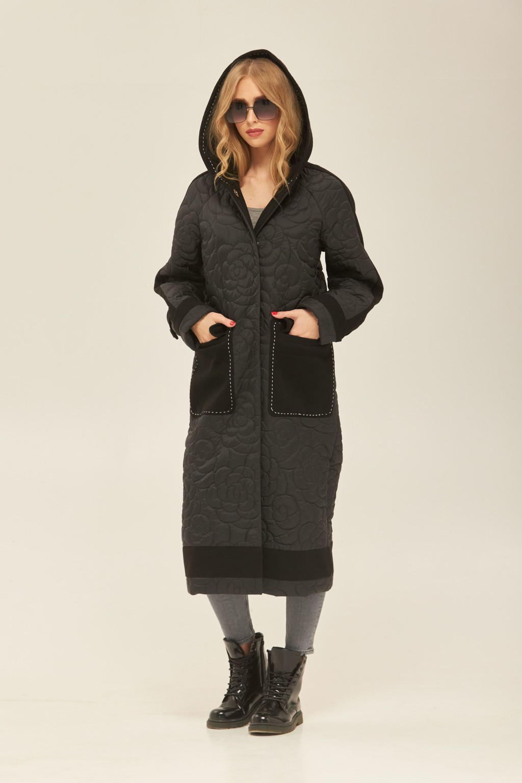 Демисезонное Пальто Mila Nova ПВ-176 черное — изображение 2