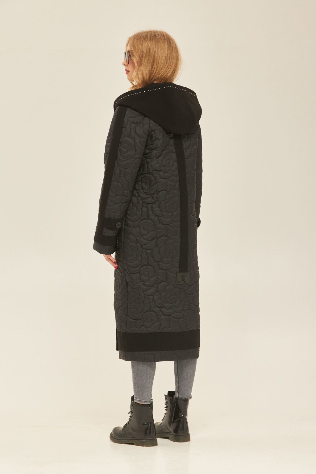 Демисезонное Пальто Mila Nova ПВ-176 черное — изображение 4