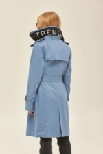 Демисезонный тренч Mila Nova ПВ-162 деним — изображение 4