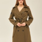 Демисезонный тренч Mila Nova ПВ-162 хаки