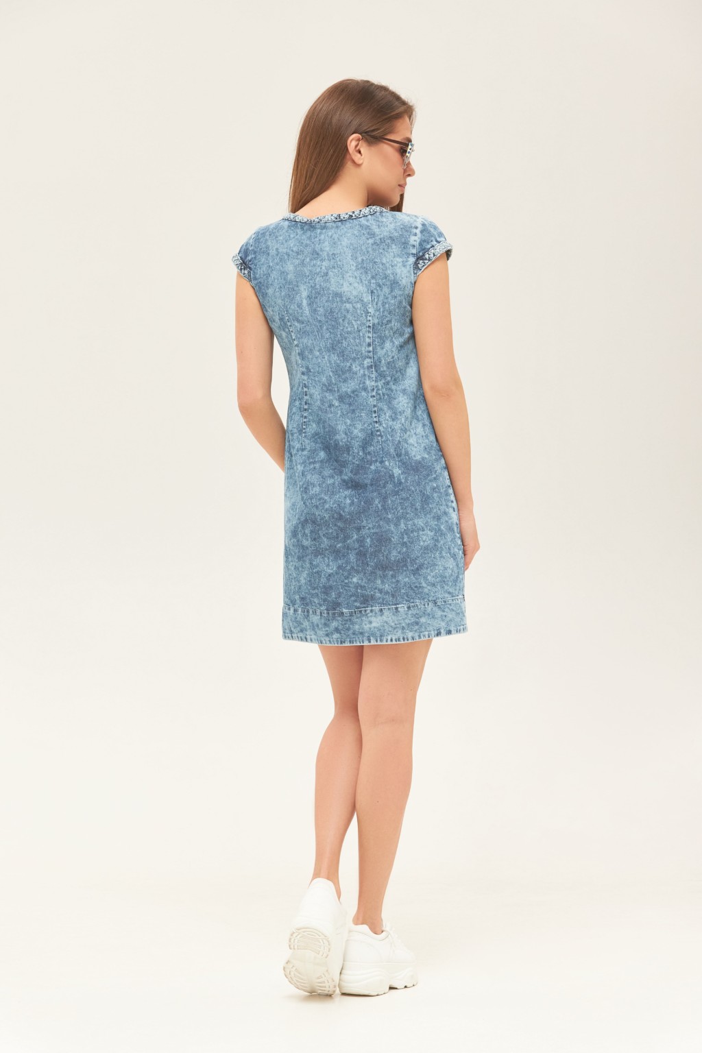 Летнее Платье Mila Nova Ф-57 синий — изображение 3