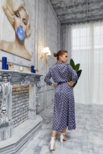 Летнее платье Mila Nova Ф-80 синее — изображение 3