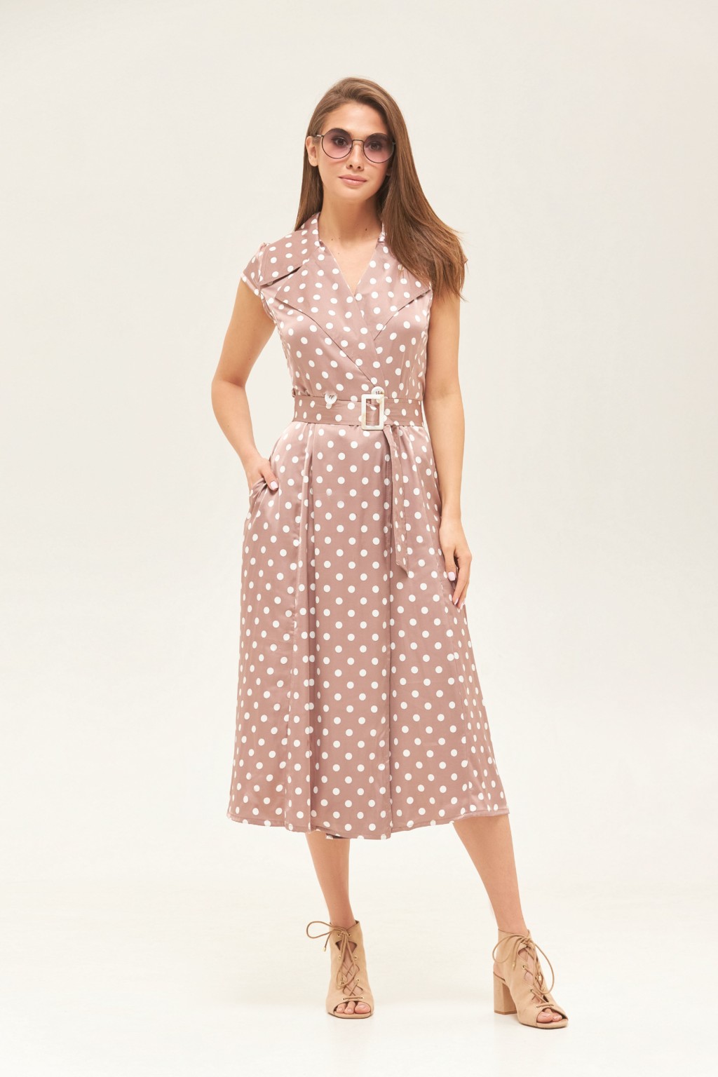 Летнее платье Mila Nova Ф-82 капучино — изображение 1