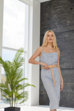 Летнее платье Mila Nova Ф-119 голубое — изображение 5