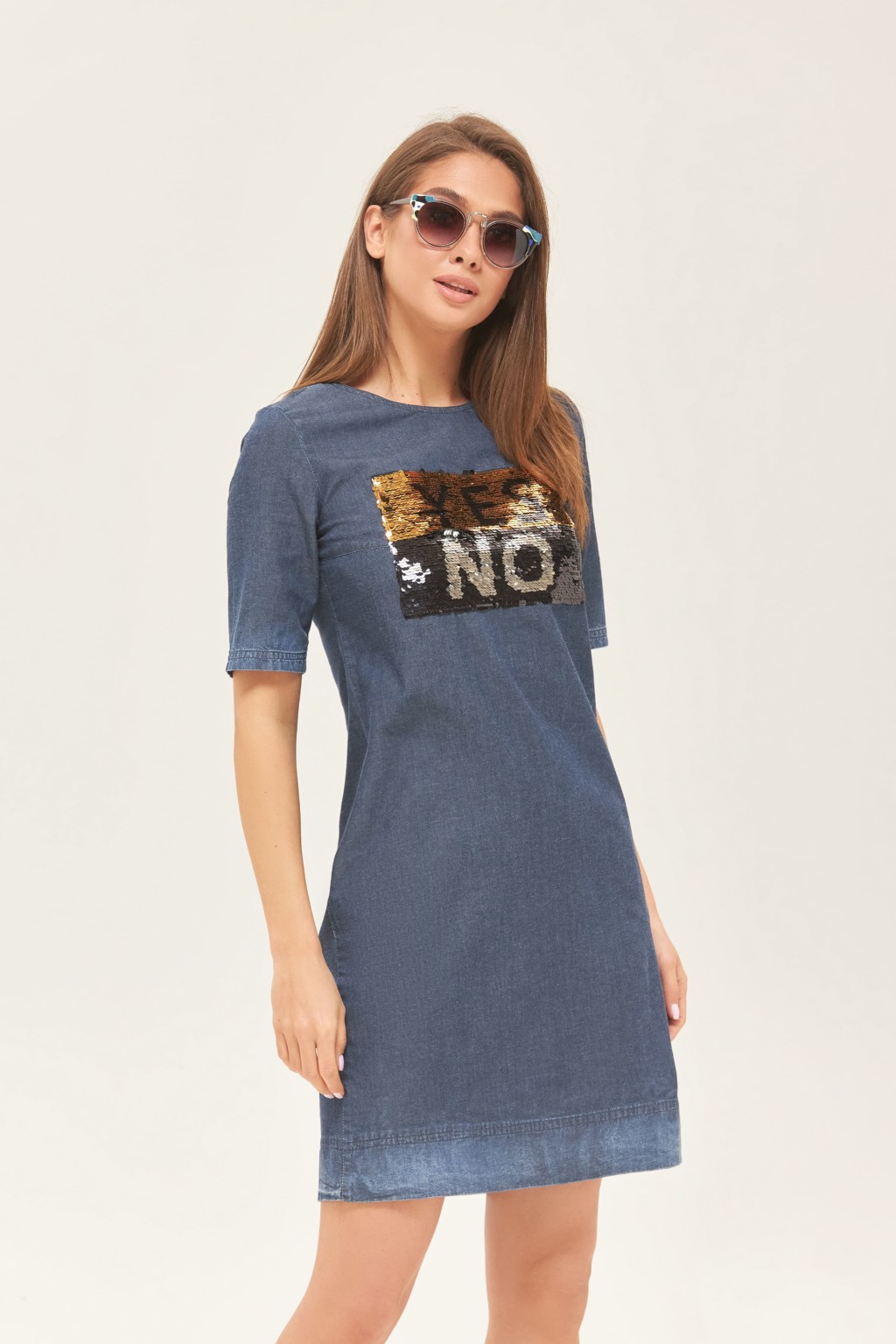 Летнее платье Mila Nova Ф-55 синий — изображение 1