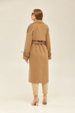 Демисезонное пальто Mila Nova ПВ-178 капучино — изображение 2