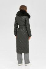 Зимний плащ Mila Nova ПВ-120 черный — изображение 2