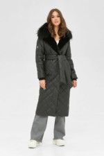 Зимний плащ Mila Nova ПВ-120 черный