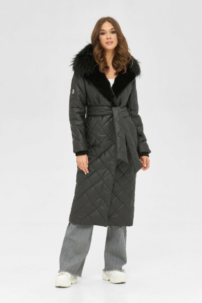 Зимний плащ Mila Nova ПВ-120 черный