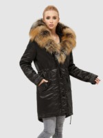 Зимняя парка Mila Nova П-96ех черный