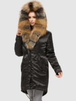 Зимняя парка Mila Nova П-96ех черный — изображение 3