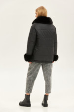 Зимова куртка Mila Nova К-160 чорний - Зображення 2