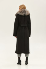 Зимняя дубленка Mila Nova Д-173 черная — изображение 2