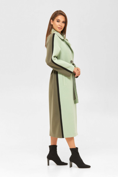 Демисезонное пальто Mila Nova ПВ-187 хаки