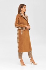 Демісезонне пальто Mila Nova ПВ-185 руде - Зображення 3