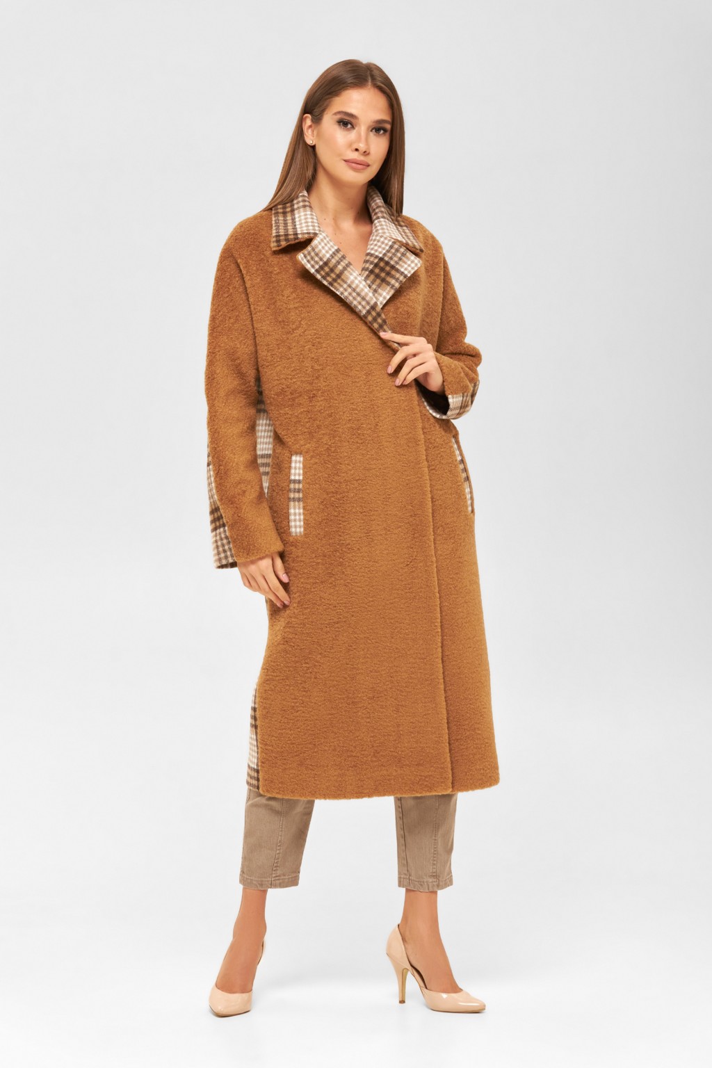 Демісезонне пальто Mila Nova ПВ-185 руде - Зображення 2