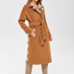 Демисезонное пальто Mila Nova ПВ-185 рыжее