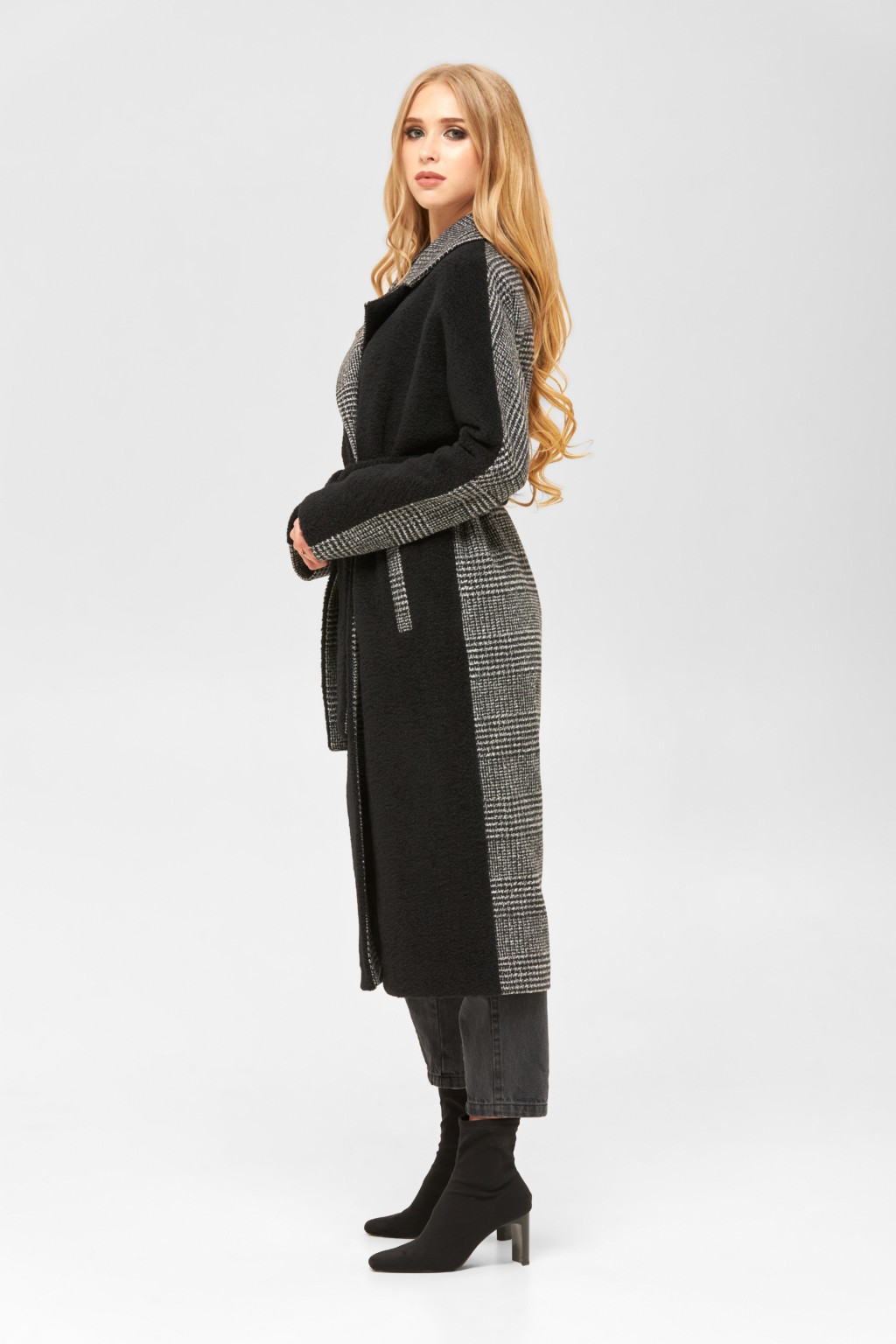 Демисезонное пальто Mila Nova ПВ-185 черное — изображение 2