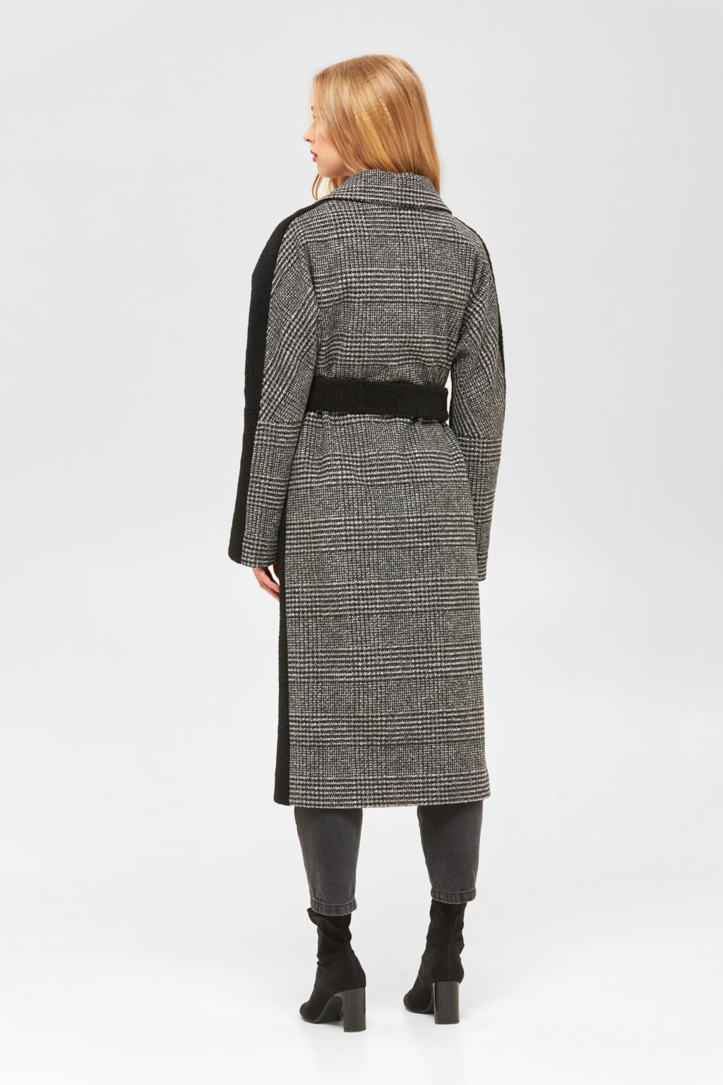 Демисезонное пальто Mila Nova ПВ-185 черное — изображение 3