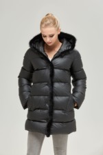 Зимний пуховик Mila Nova К-10 черный — изображение 2