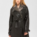 Зимняя дубленка Mila Nova Д-154б черная