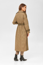 Демисезонный тренч Mila Nova Q-84 БЕЖЕВЫЙ — изображение 7