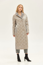 Демисезонное пальто Mila Nova ПВ-207 серое — изображение 3