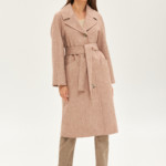 Демисезонное пальто Mila Nova ПВ-196 бежевое