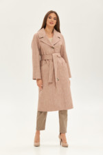 Демисезонное пальто Mila Nova ПВ-196 бежевое