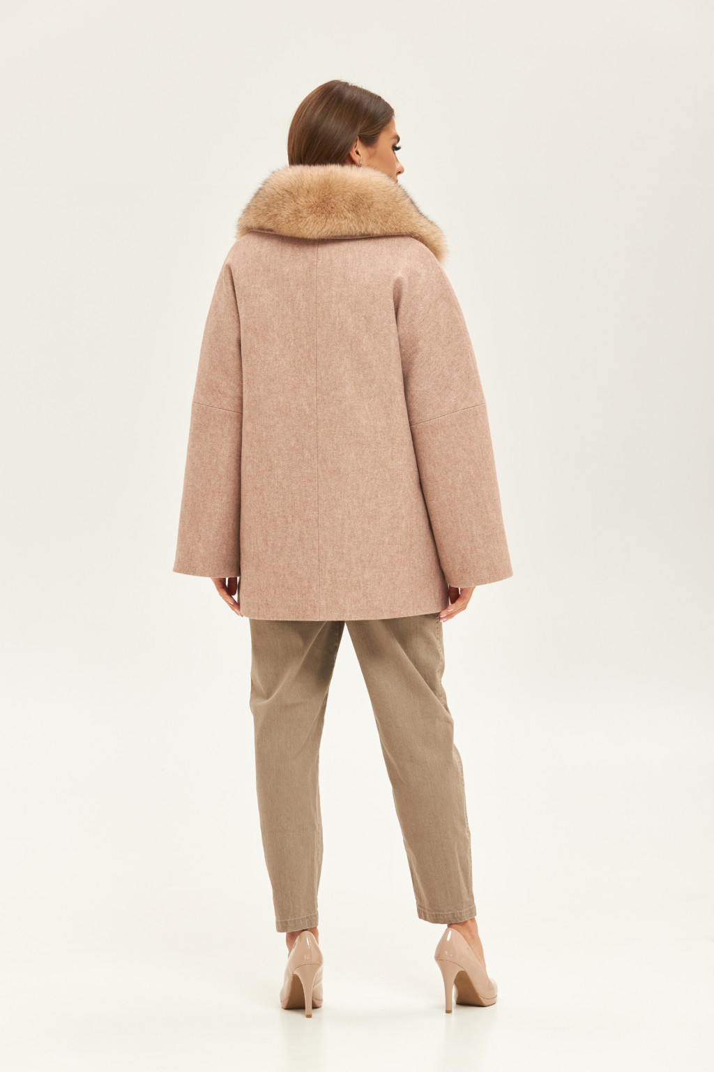 Зимнее Пальто Mila Nova ПВ-206 бежевое — изображение 2