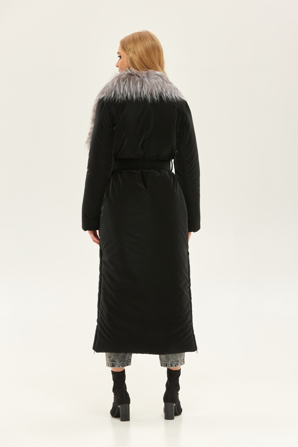 Зимове пальто Mila Nova ПВ-205 чорне - Зображення 2