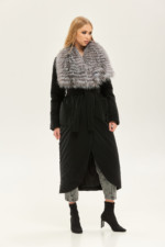 Зимове пальто Mila Nova ПВ-205 чорне