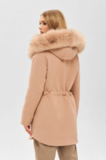 Зимняя парка Mila Nova П-102 пудра — изображение 4