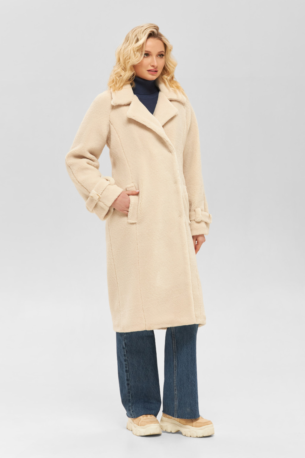 Зимнее пальто Mila Nova ПВ-94 белое — изображение 4