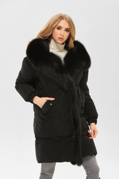 Зимняя куртка Mila Nova К-170 черная