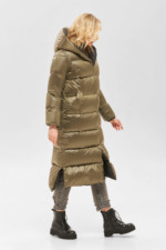 Зимний пуховик Mila Nova К-185 хаки — изображение 2