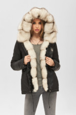 Зимняя куртка Mila Nova К-176 черная