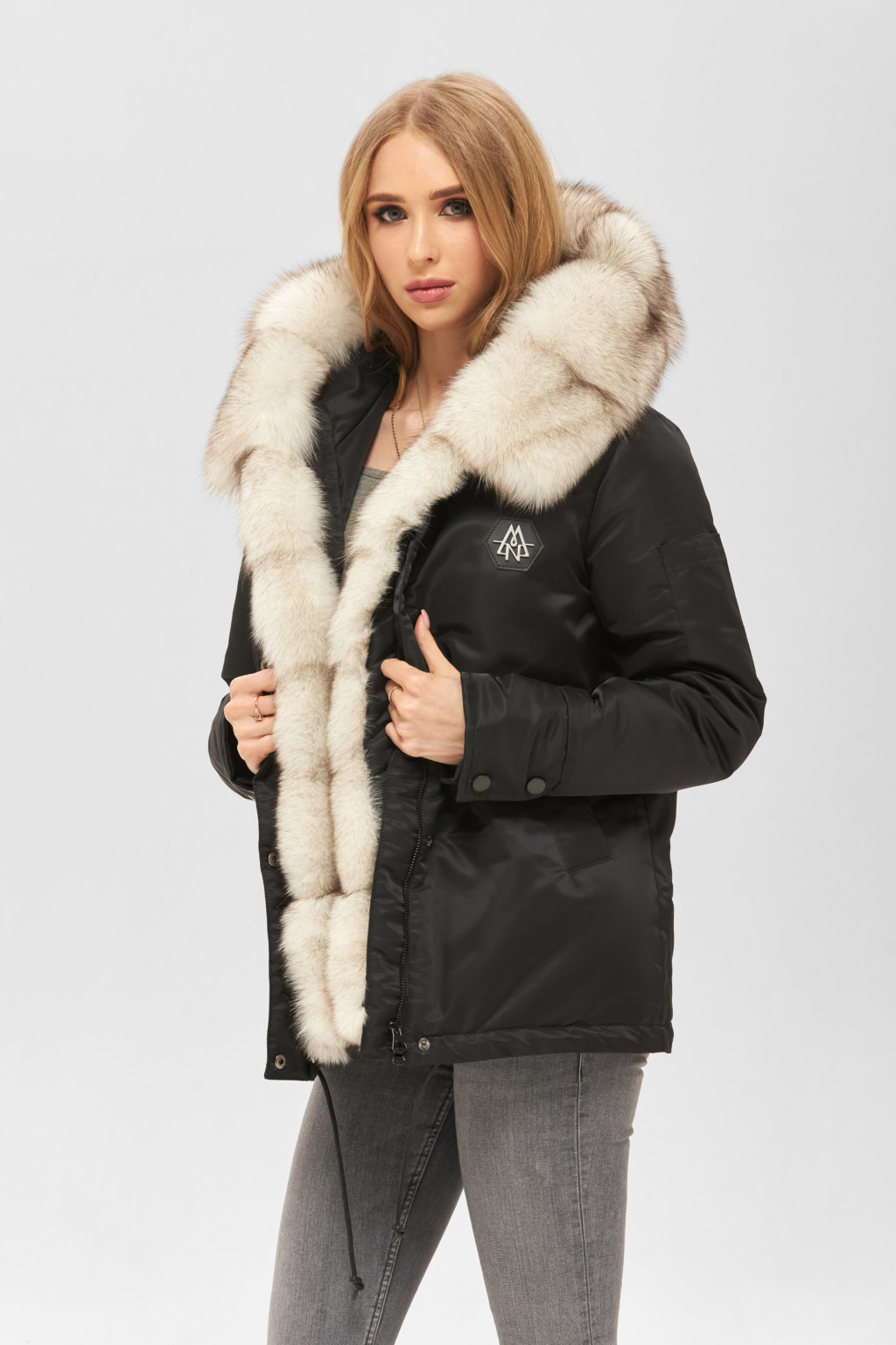 Зимняя куртка Mila Nova К-176 черная — изображение 2