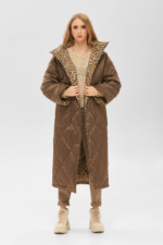 Демісезонний плащ Mila Nova ПВ-219 шоколад - Зображення 2