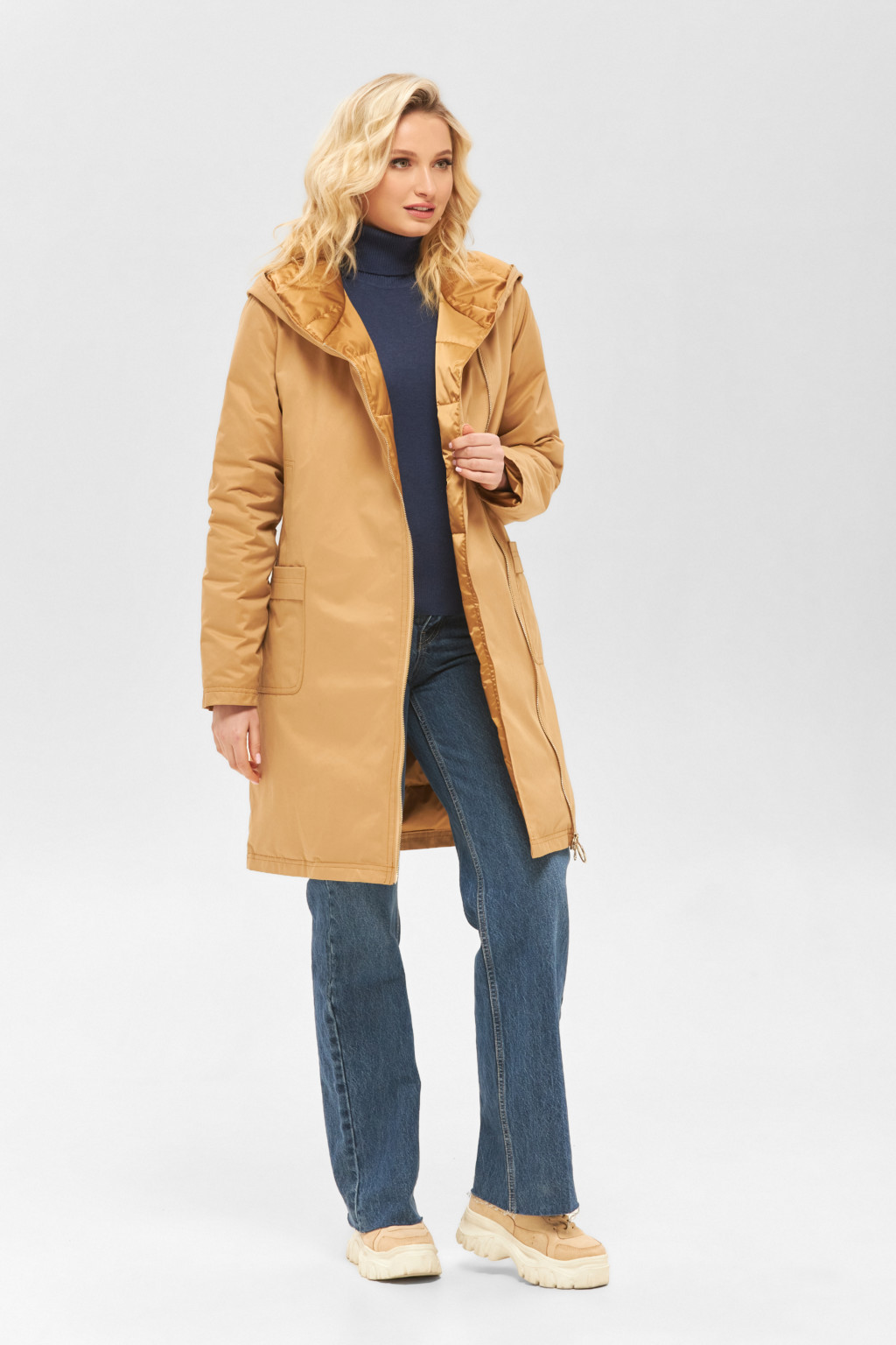 Зимняя Парка Mila Nova П-104 кемел — изображение 2